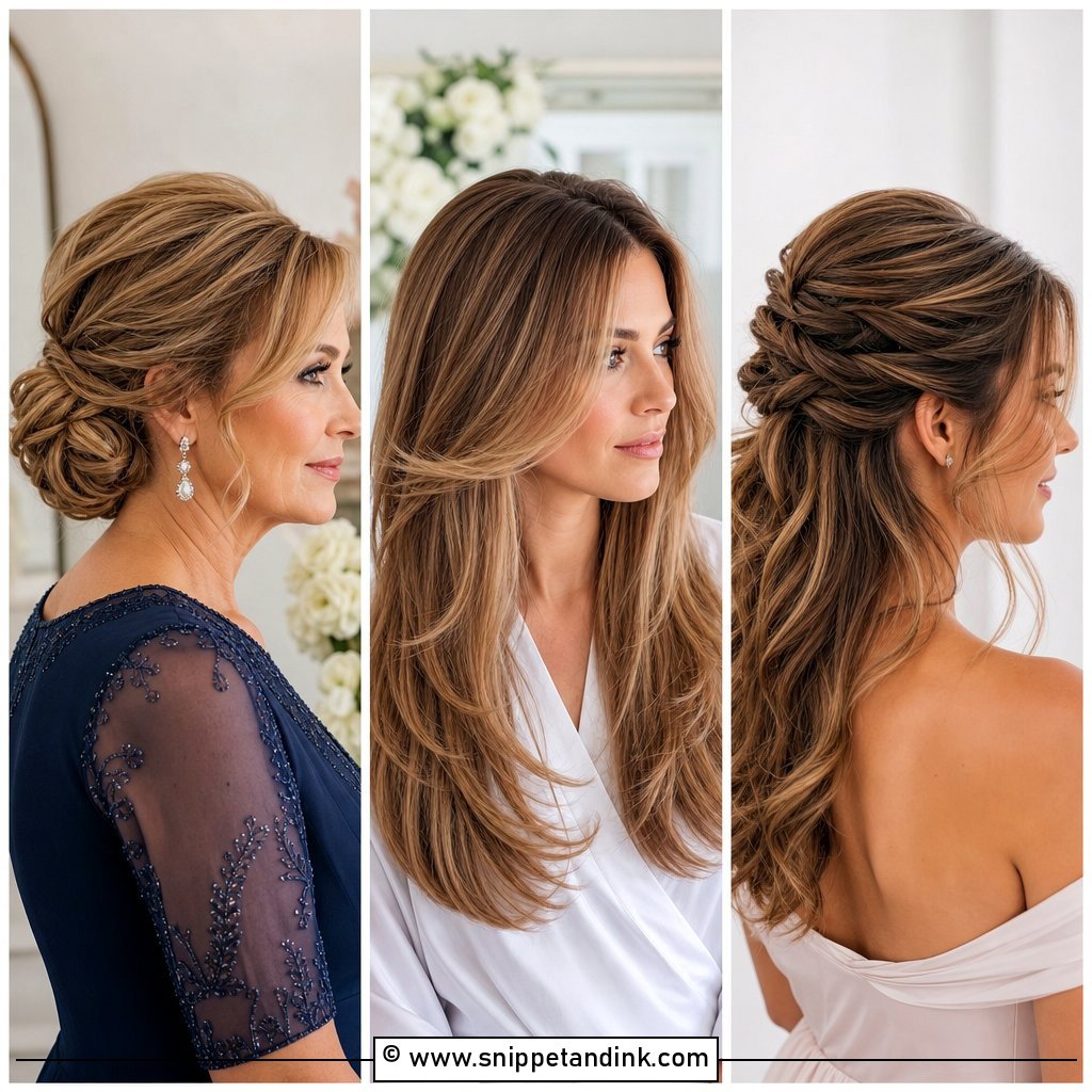20 Mother of the Groom Hairstyles Medium Wedding Mom Hair Looks