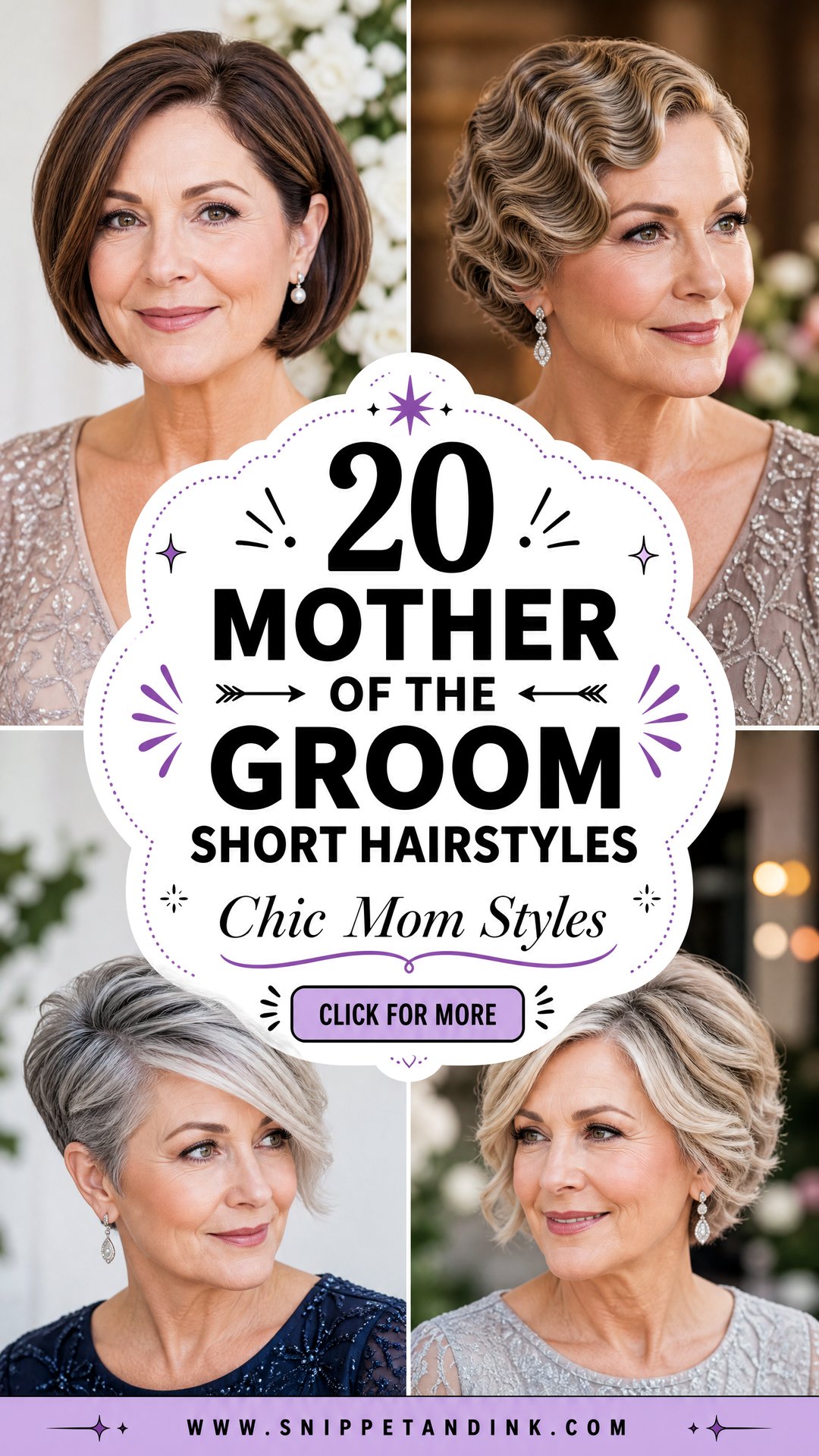 20 Mother of the Groom Short Hairstyles for Chic Moms - 20 Mother of the Groom Short Hairstyles for Chic Moms