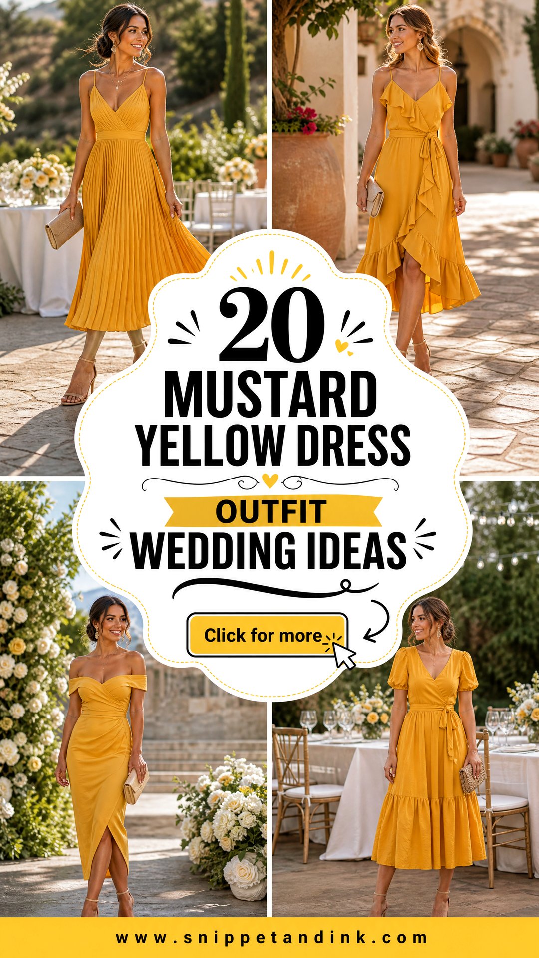 20 Mustard Yellow Dress Outfit Wedding Ideas Chic Guest Looks - 20 Mustard Yellow Dress Outfit Wedding Ideas: Chic Guest Looks