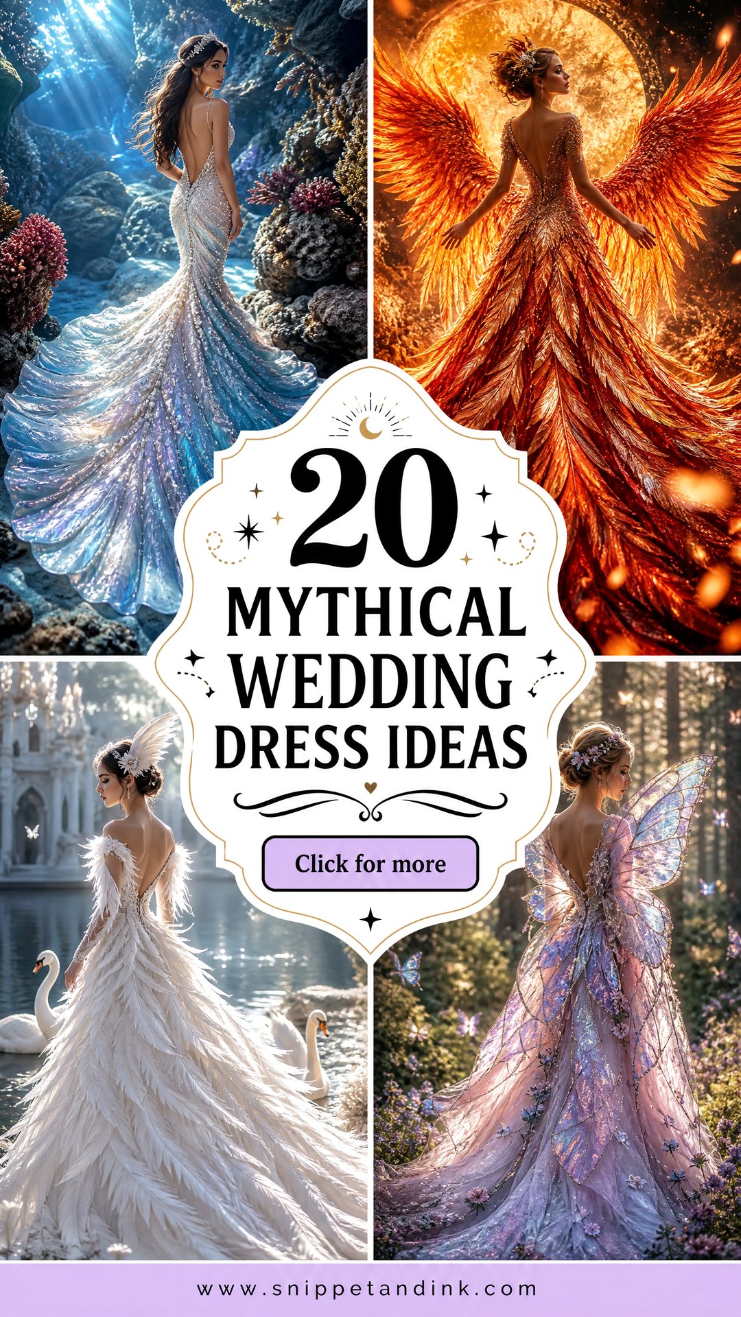 20 Mythical Wedding Dress Ideas Magical Looks for Fantasy Brides - 20 Mythical Wedding Dress Ideas: Magical Looks for Fantasy Brides