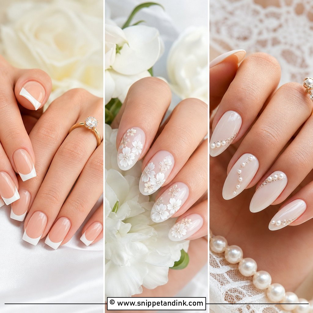 20 Nail Art Design for Wedding Ideas Elegant Looks