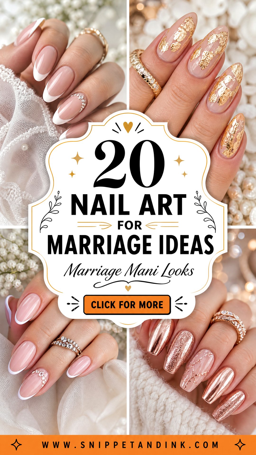20 Nail Art for Marriage Ideas Elegant Looks to Save - 20 Nail Art for Marriage Ideas: Elegant Looks to Save
