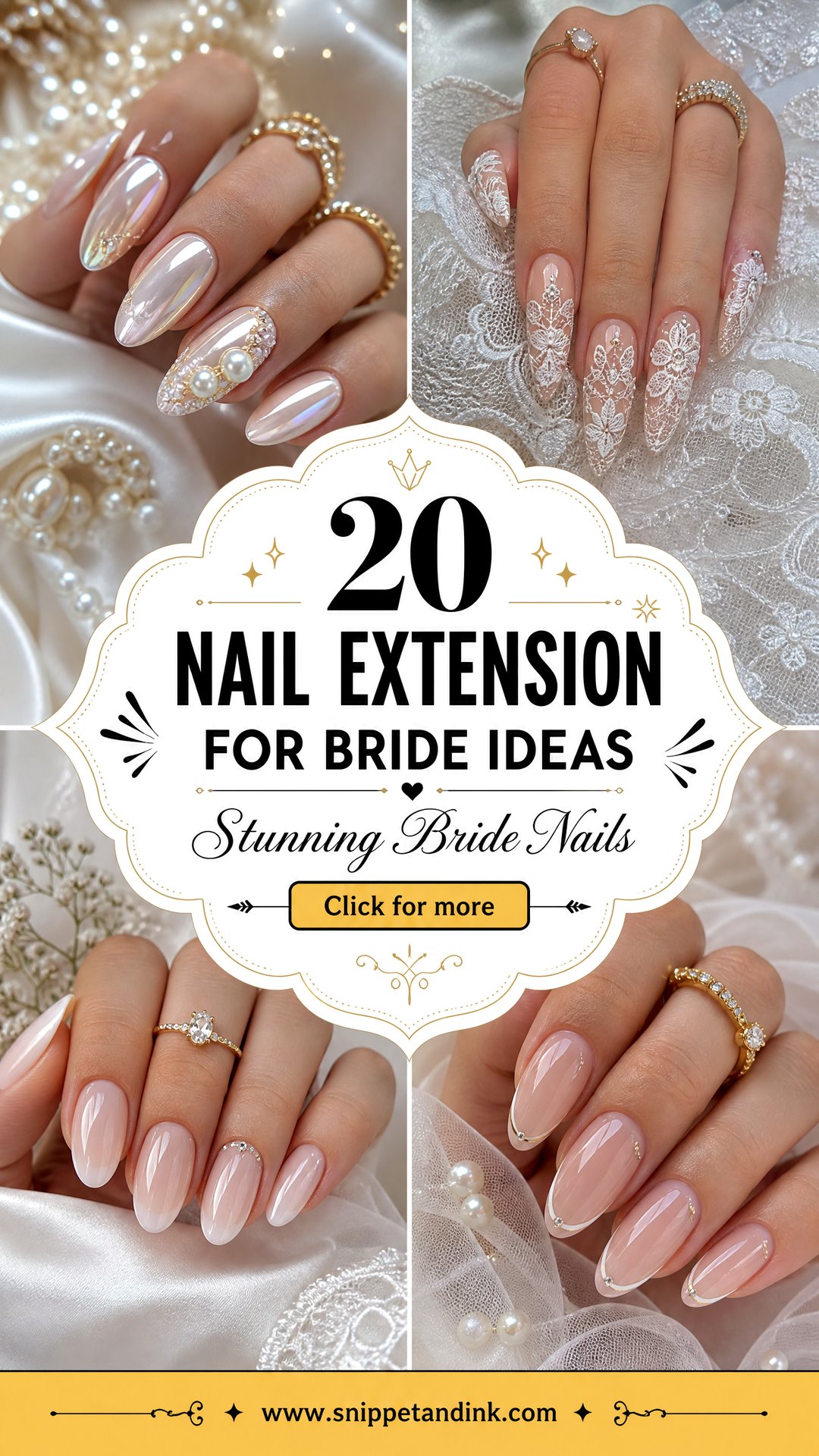 20 Nail Extension for Bride Ideas Stunning Wedding Looks - 20 Nail Extension for Bride Ideas: Stunning Wedding Looks