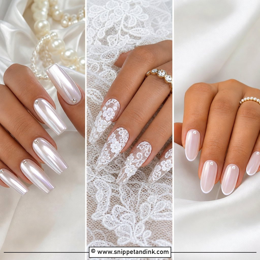 20 Nail Extension for Bride Ideas Stunning Wedding Looks