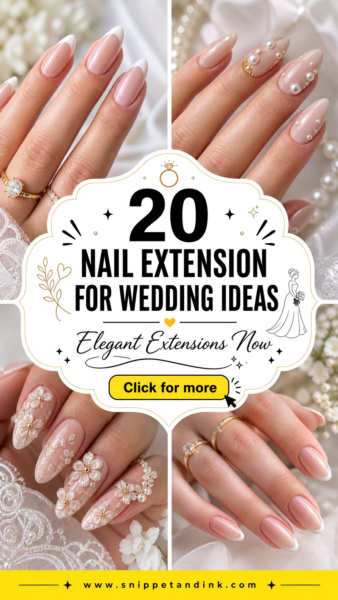 20 Nail Extension for Wedding Ideas Elegant Looks to Try - 20 Nail Extension for Wedding Ideas: Elegant Looks to Try