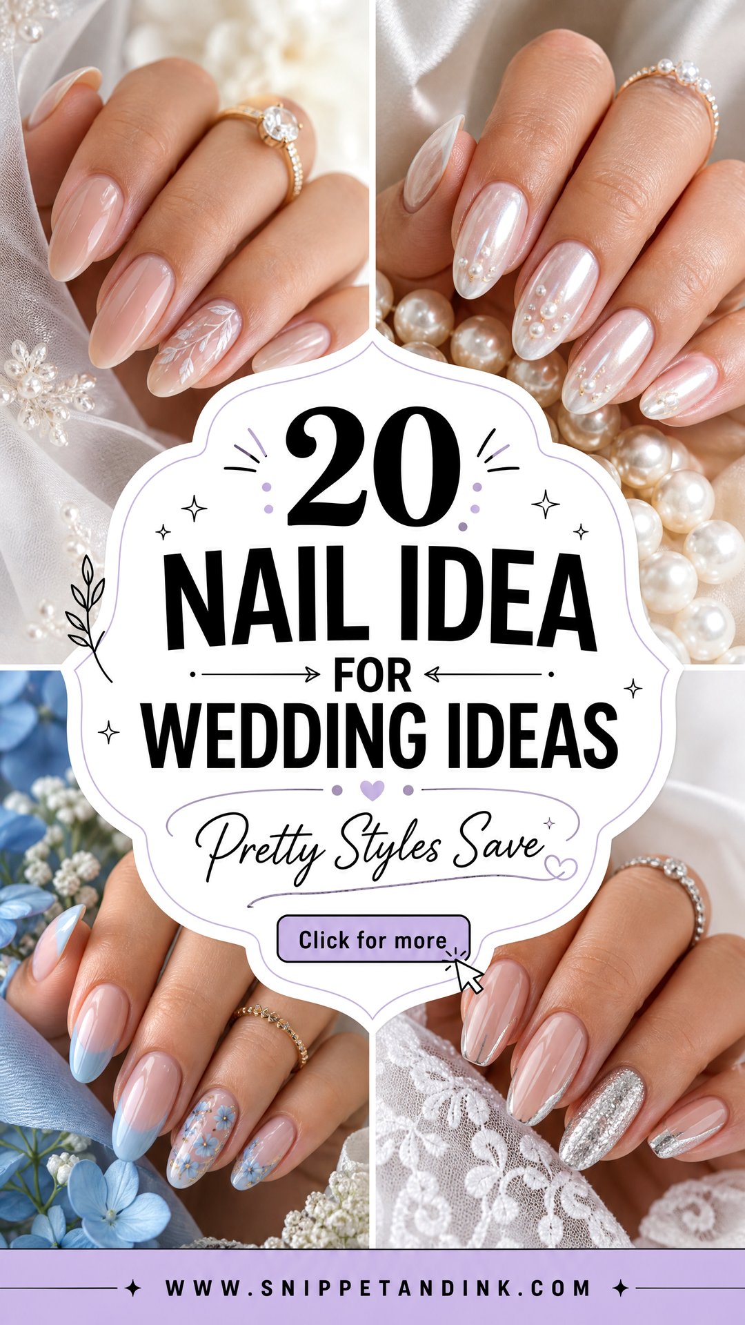 20 Nail Idea for Wedding Ideas Pretty Styles to Save - 20 Nail Idea for Wedding Ideas: Pretty Styles to Save