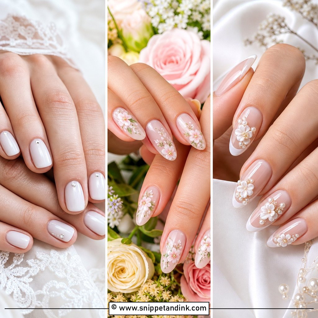 20 Nail Ideas for Wedding Brides Elegant Looks to Love