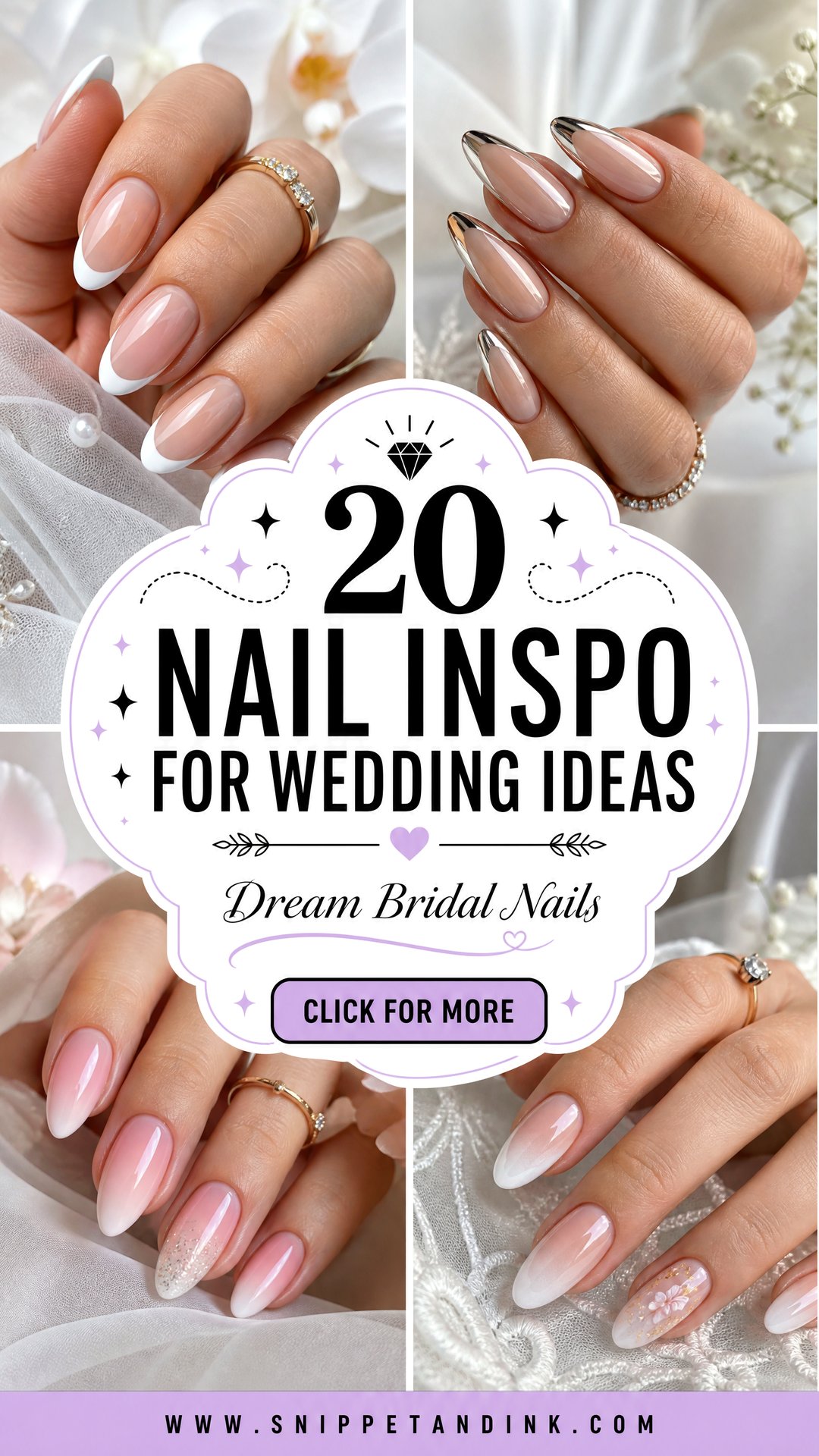 20 Nail Inspo for Wedding Ideas Chic Looks for Brides - 20 Nail Inspo for Wedding Ideas: Chic Looks for Brides