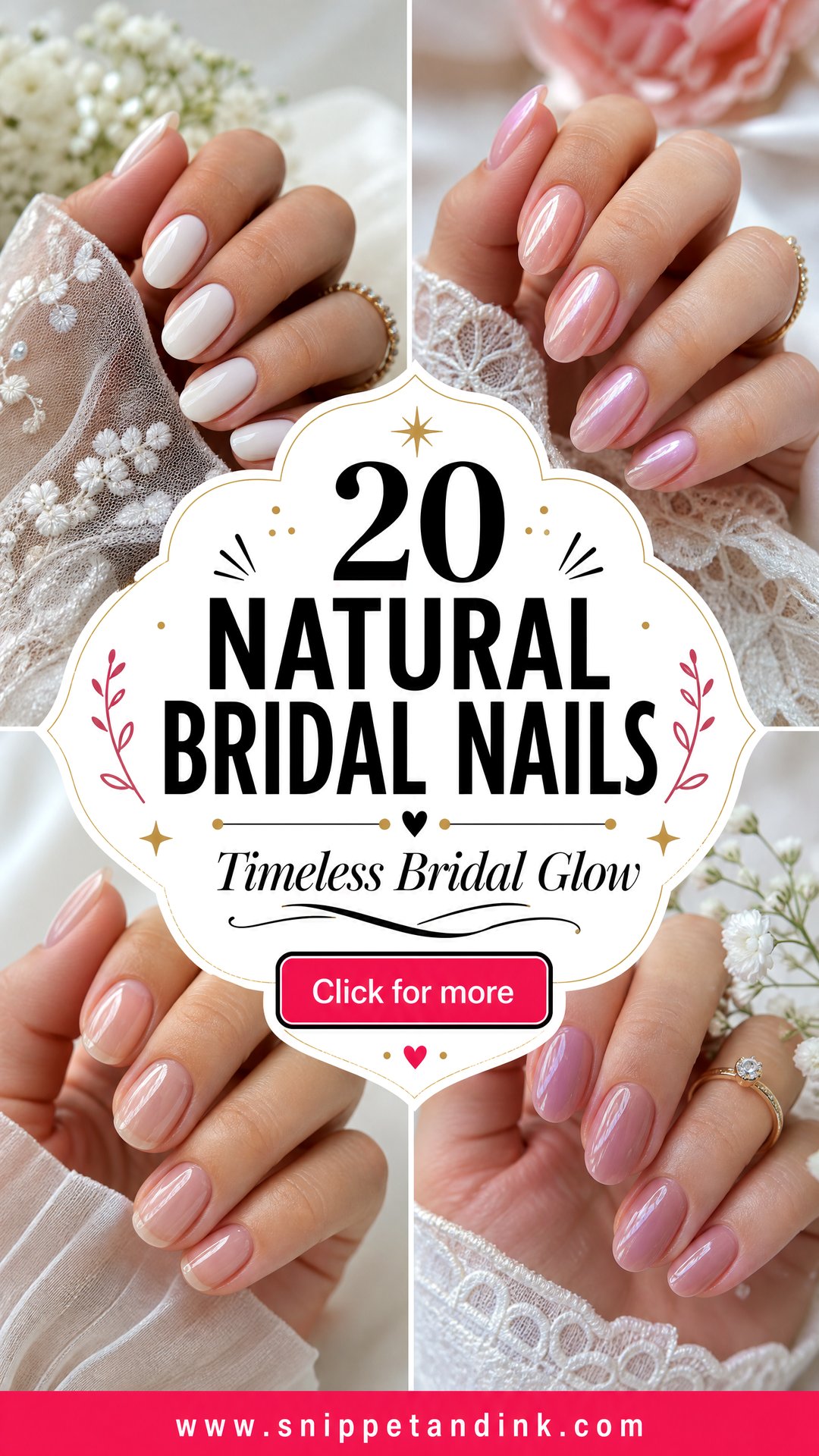 20 Natural Bridal Nails for Minimal Timeless Brides Now - 20 Natural Bridal Nails for Minimal, Timeless Brides Now