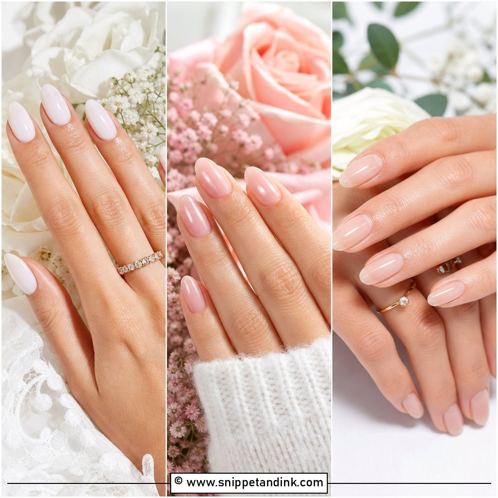 20 Natural Bridal Nails for Minimal Timeless Brides Now