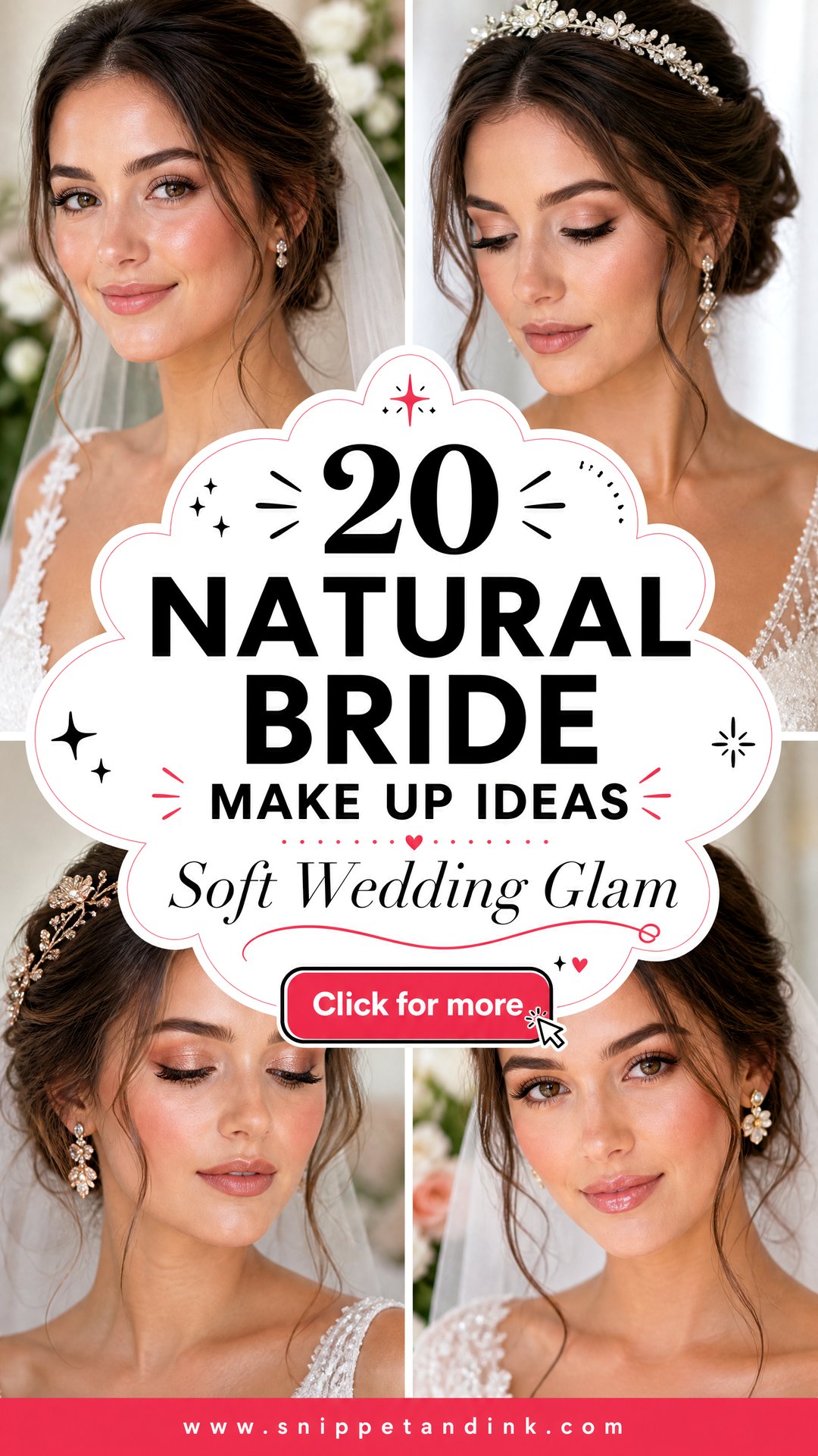 20 Natural Bride Make Up Ideas for Soft Wedding Glam - 20 Natural Bride Make Up Ideas for Soft Wedding Glam