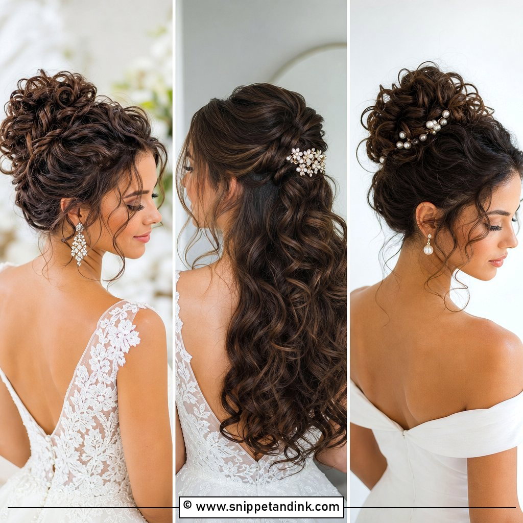 20 Natural Curls Bridal Curly Hairstyles for Dreamy Vows