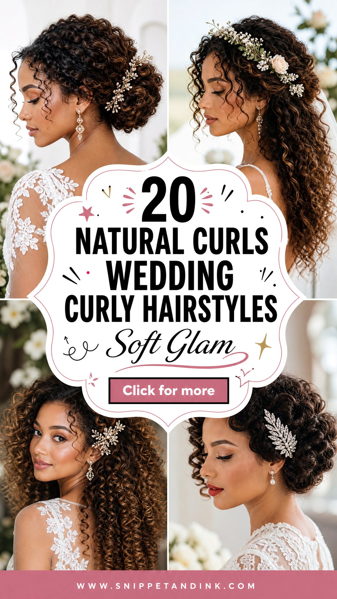 20 Natural Curls Wedding Curly Hairstyles For Soft Glam - 20 Natural Curls Wedding Curly Hairstyles For Soft Glam