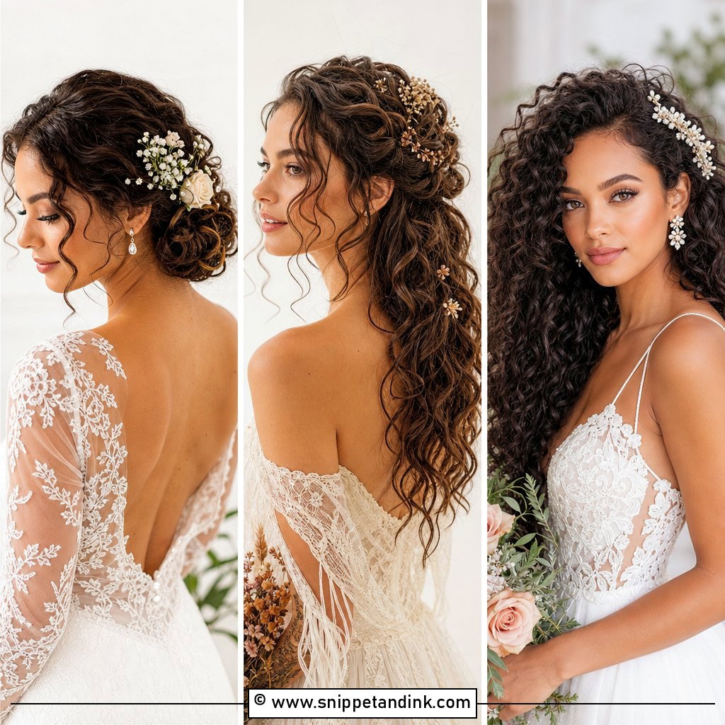 20 Natural Curls Wedding Curly Hairstyles For Soft Glam