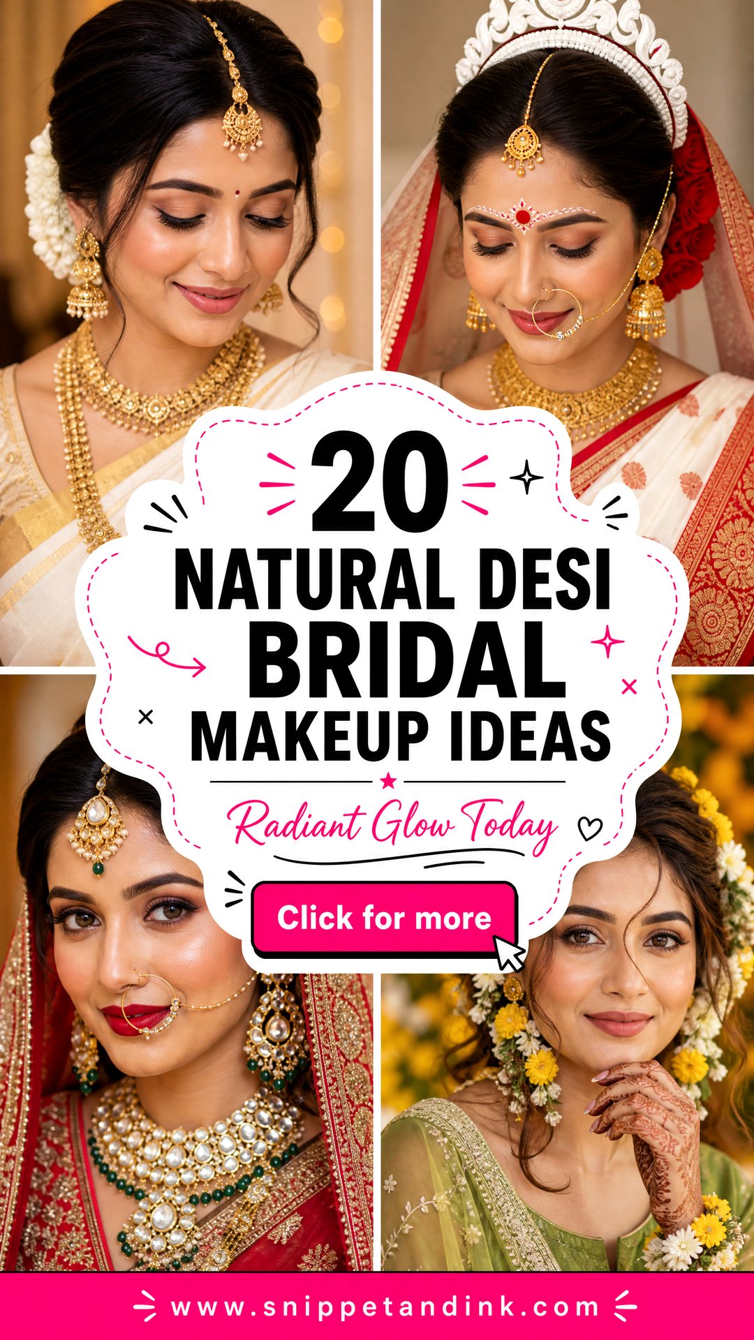 20 Natural Desi Bridal Makeup Ideas For Radiant Glow Today - 20 Natural Desi Bridal Makeup Ideas For Radiant Glow Today
