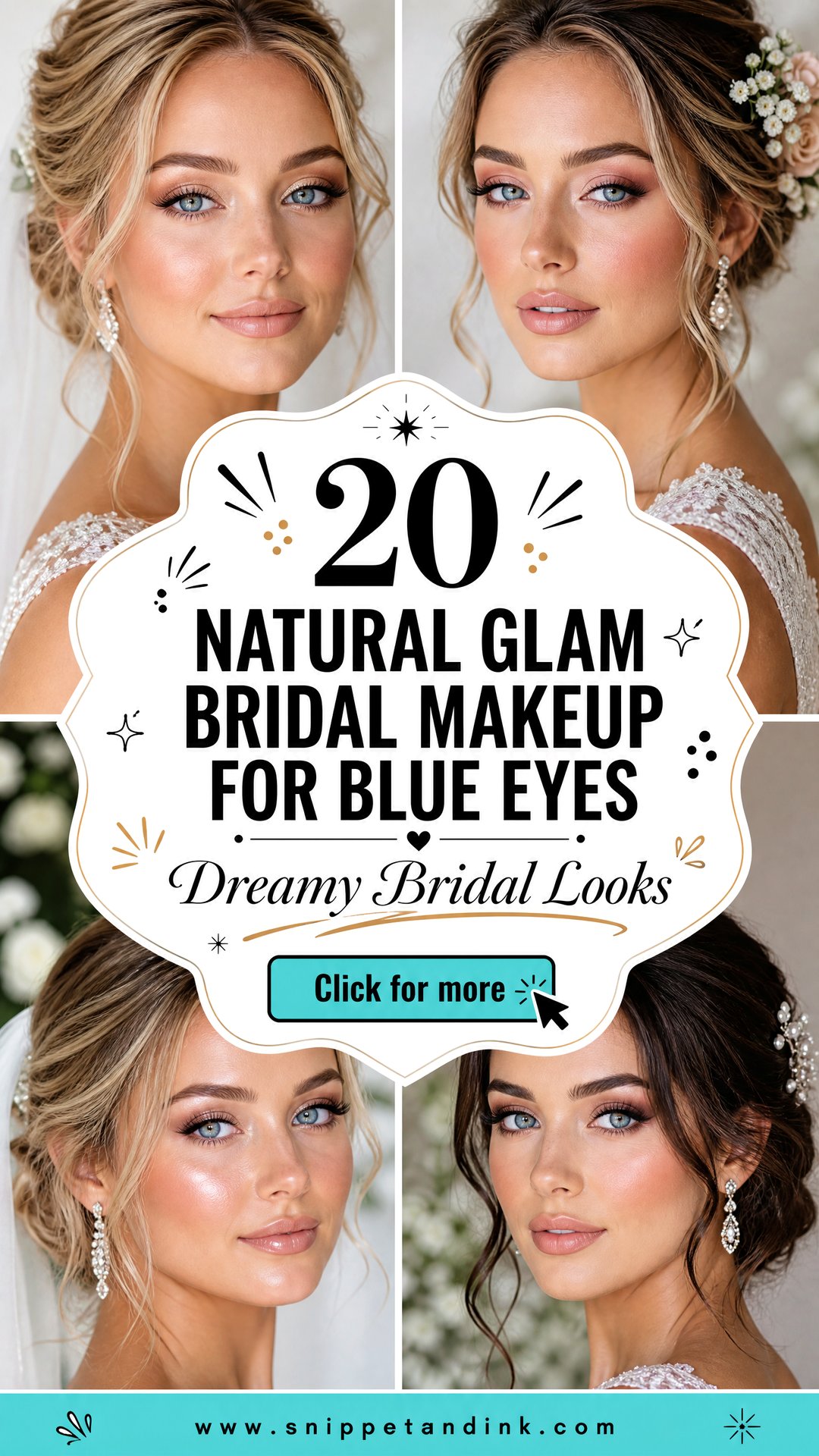 20 Natural Glam Bridal Makeup For Blue Eyes Dreamy Looks - 20 Natural Glam Bridal Makeup For Blue Eyes: Dreamy Looks
