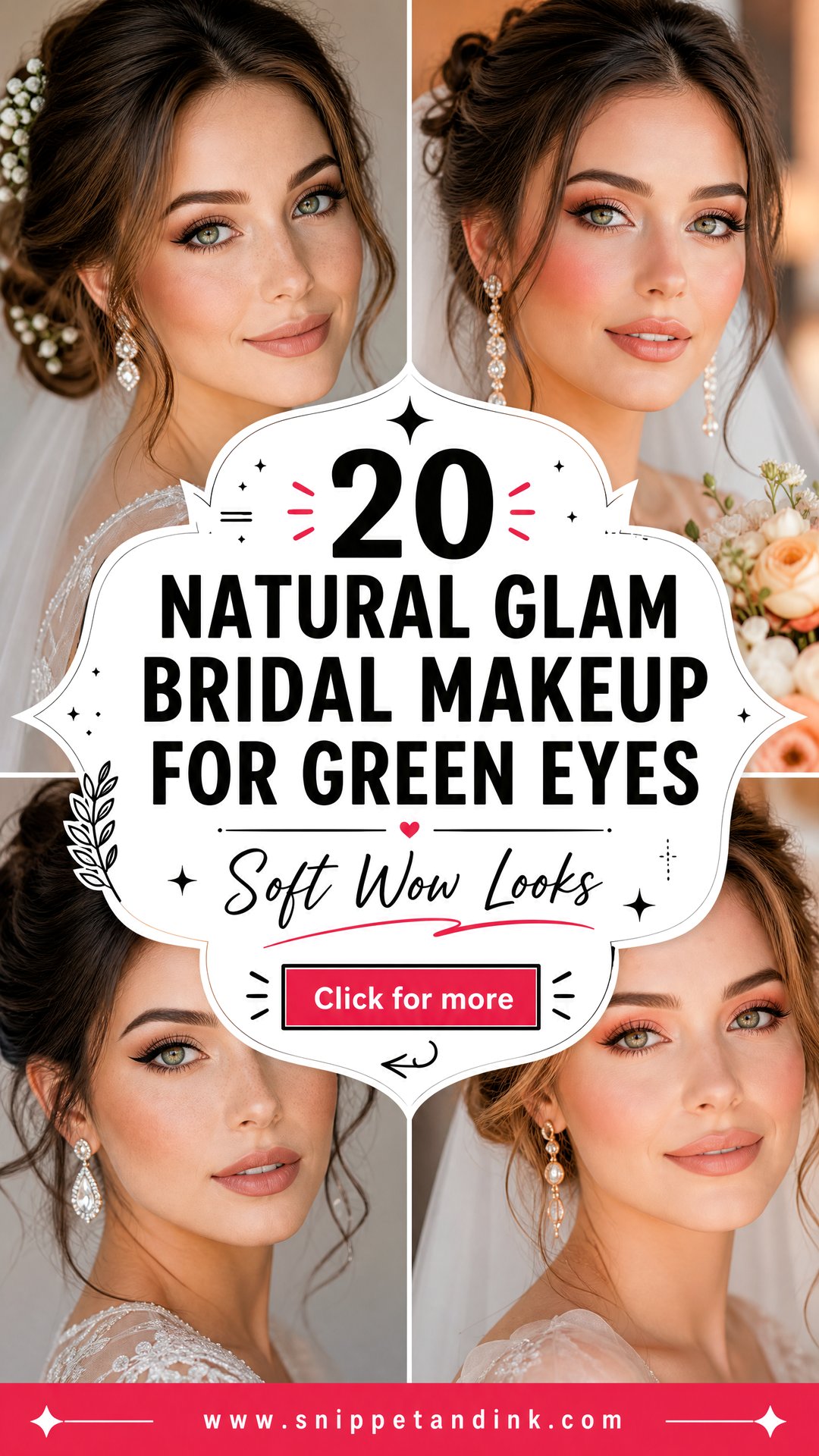 20 Natural Glam Bridal Makeup For Green Eyes Soft Wow Looks - 20 Natural Glam Bridal Makeup For Green Eyes: Soft Wow Looks