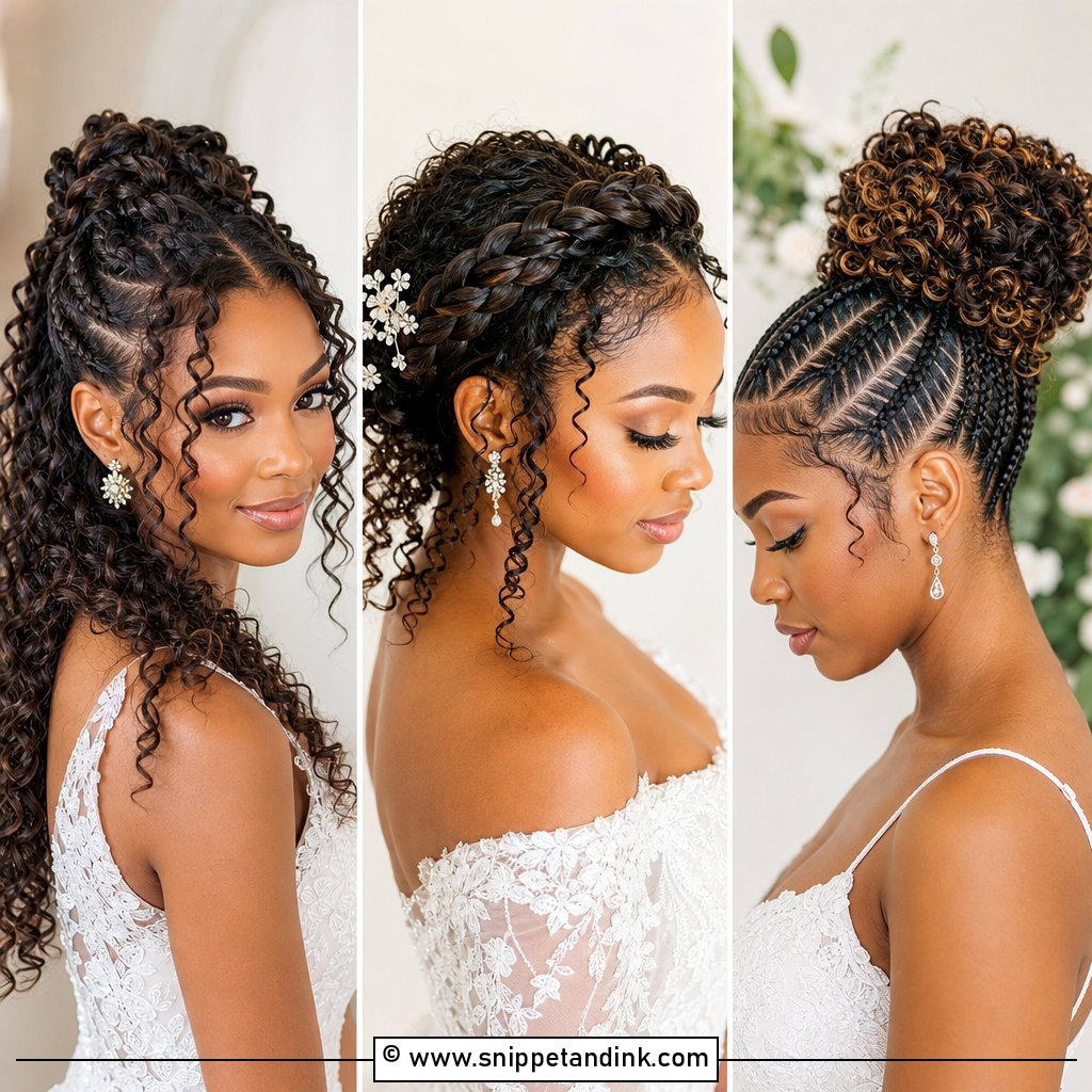 20 Natural Hair Styles For Brides Gorgeous Day-Of Ideas