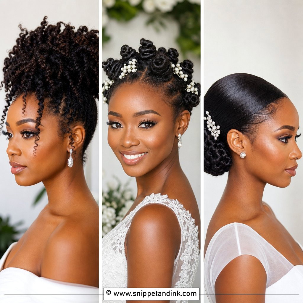 20 Natural Hair Styles For Wedding Pretty Textured Looks
