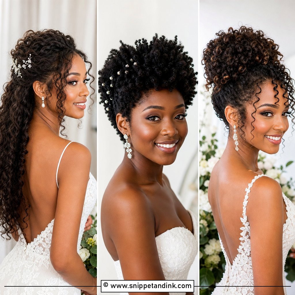 20 Natural Hairstyles For Brides Elegant Looks For Big Day