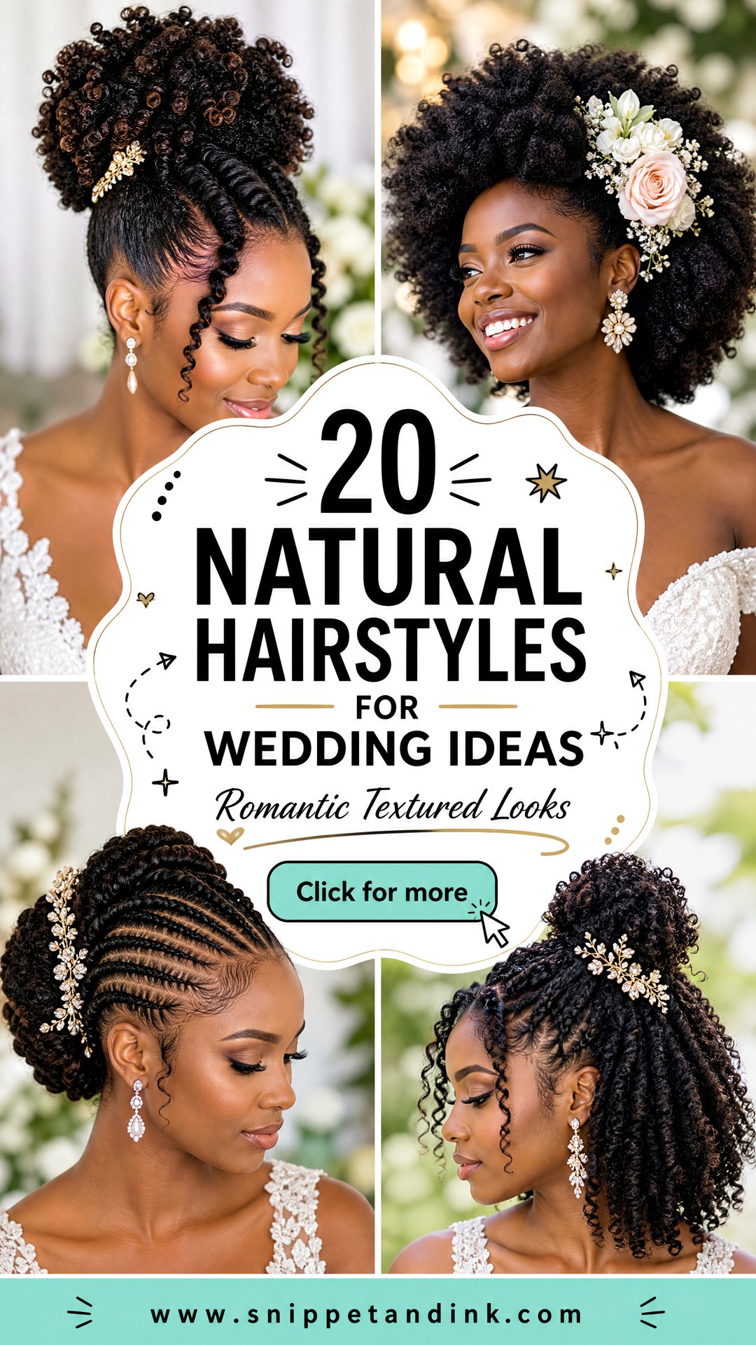 20 Natural Hairstyles For Wedding Romantic Looks To Love - 20 Natural Hairstyles For Wedding: Romantic Looks To Love