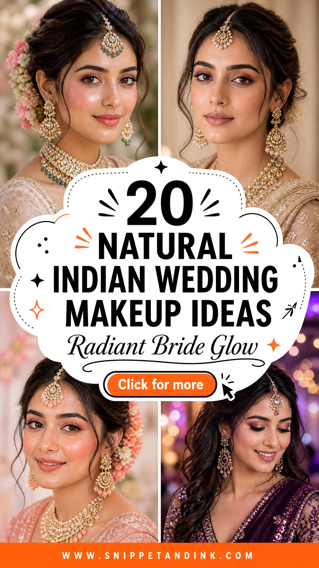 20 Natural Indian Wedding Makeup Ideas For A Radiant Bride - 20 Natural Indian Wedding Makeup Ideas For A Radiant Bride