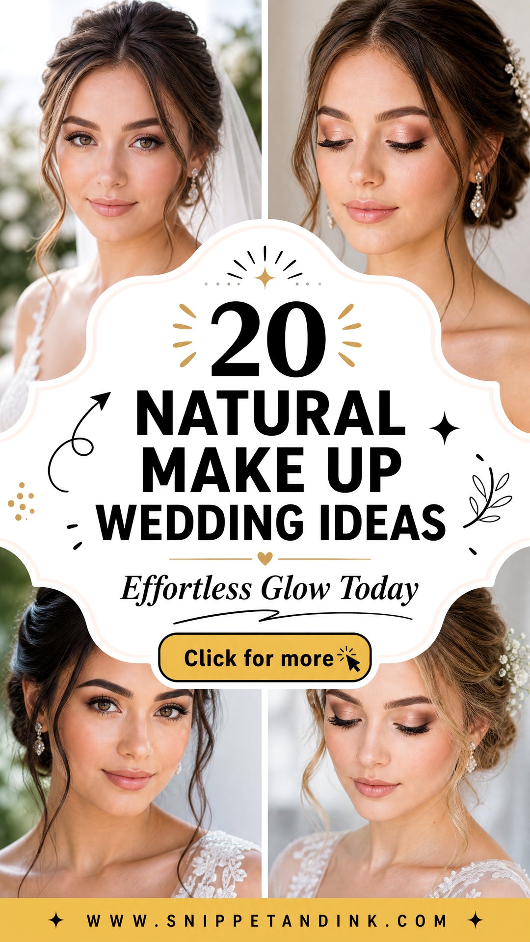 20 Natural Make Up Wedding Ideas For Effortless Glow Today - 20 Natural Make Up Wedding Ideas For Effortless Glow Today