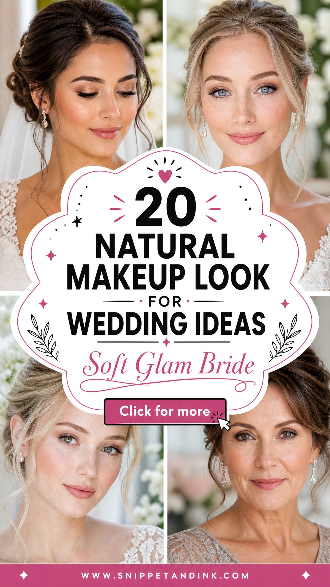 20 Natural Makeup Look for Wedding Ideas for Soft Glam Brides - 20 Natural Makeup Look for Wedding Ideas for Soft Glam Brides