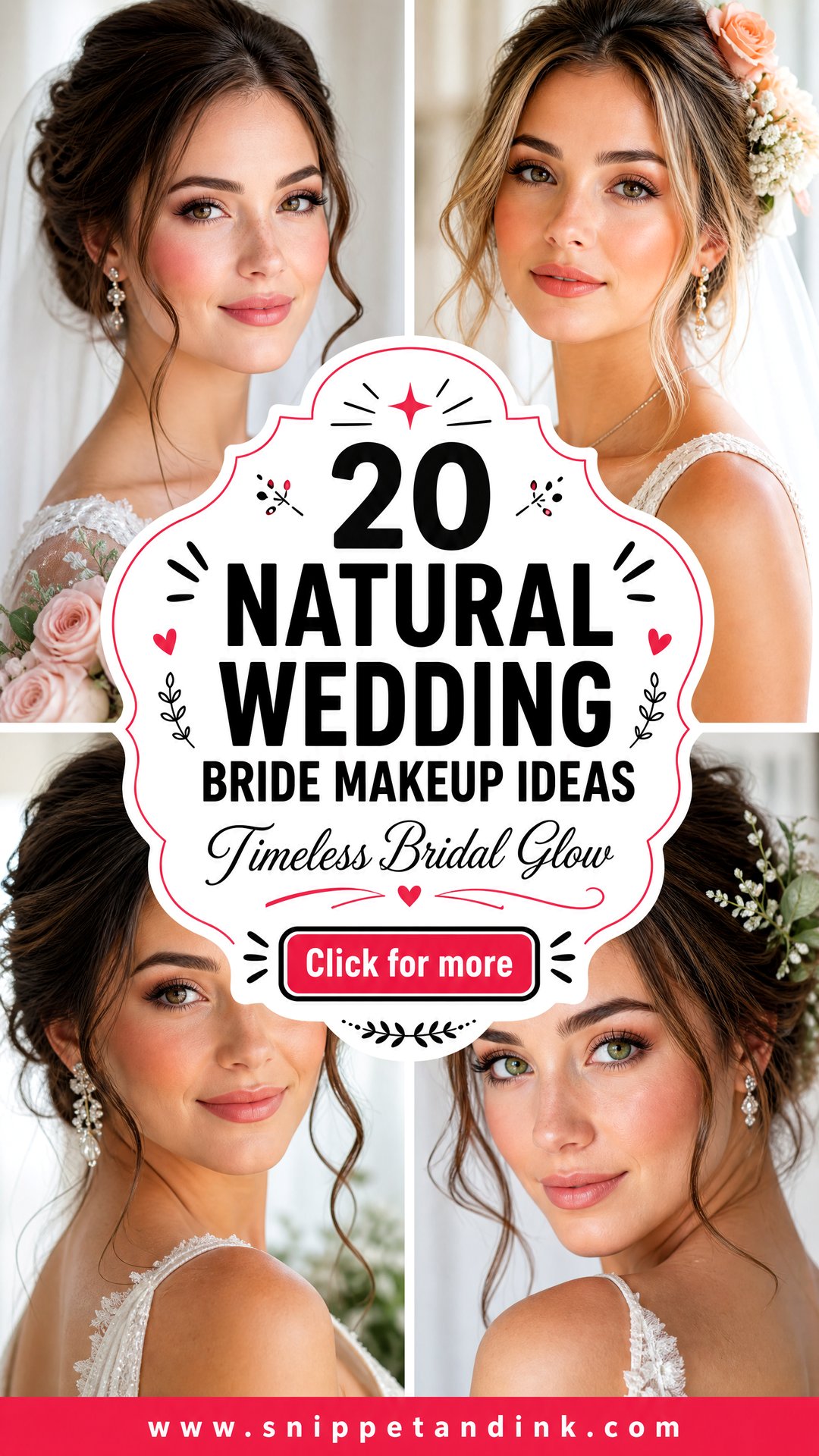 20 Natural Wedding Bride Makeup Ideas for Timeless Bridal Glow - 20 Natural Wedding Bride Makeup Ideas for Timeless Bridal Glow