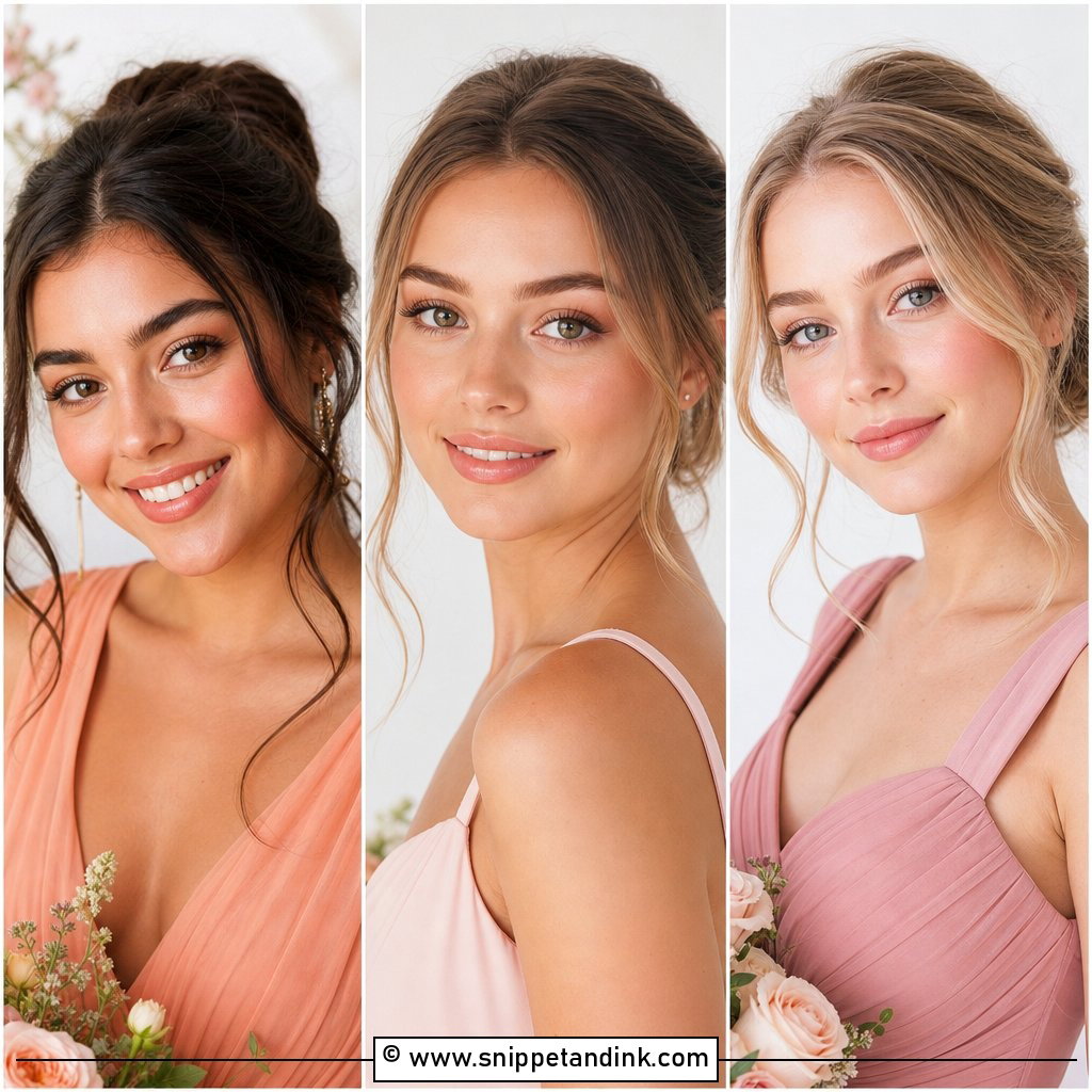 20 Natural Wedding Bridesmaid Makeup Ideas for Soft Glam
