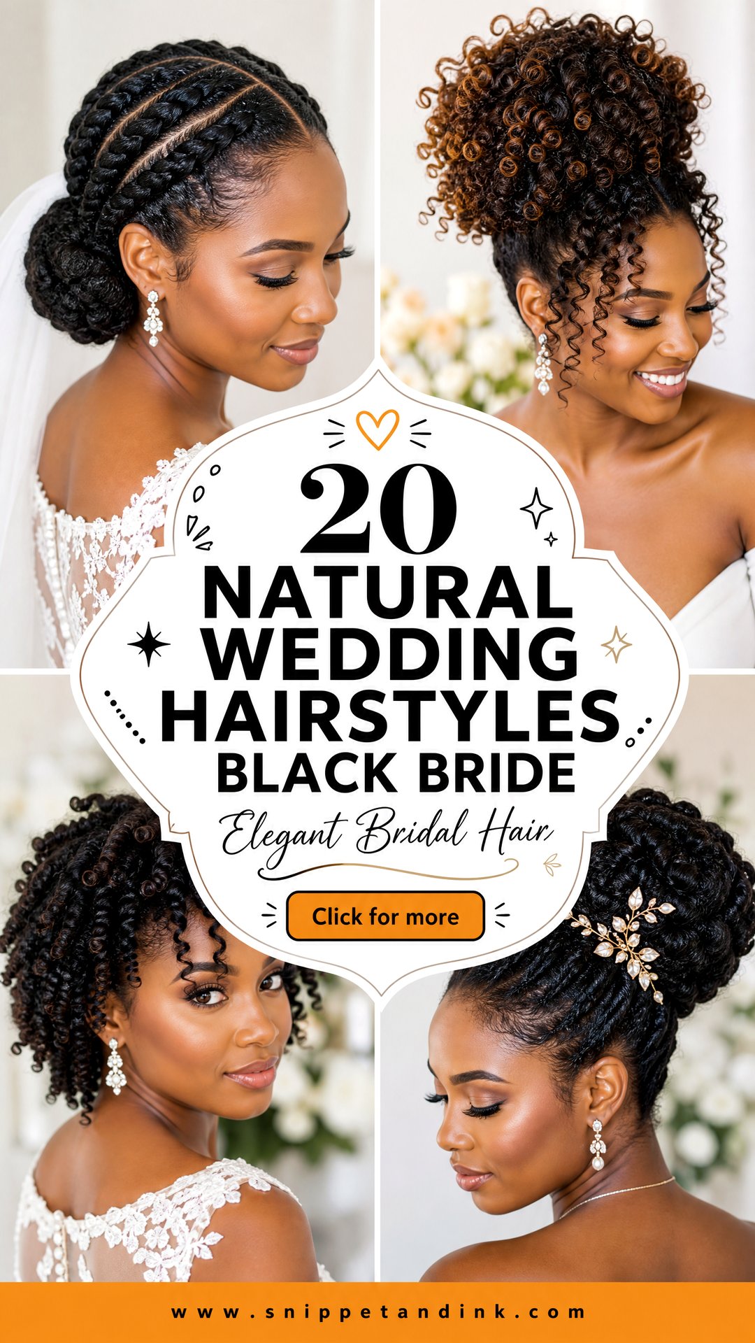 20 Natural Wedding Hairstyles Black Bride Elegant Looks - 20 Natural Wedding Hairstyles Black Bride: Elegant Looks