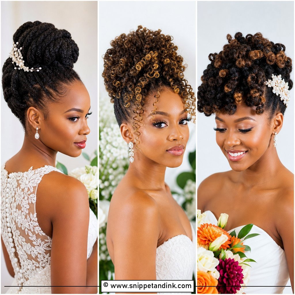 20 Natural Wedding Hairstyles Black Bride Elegant Looks