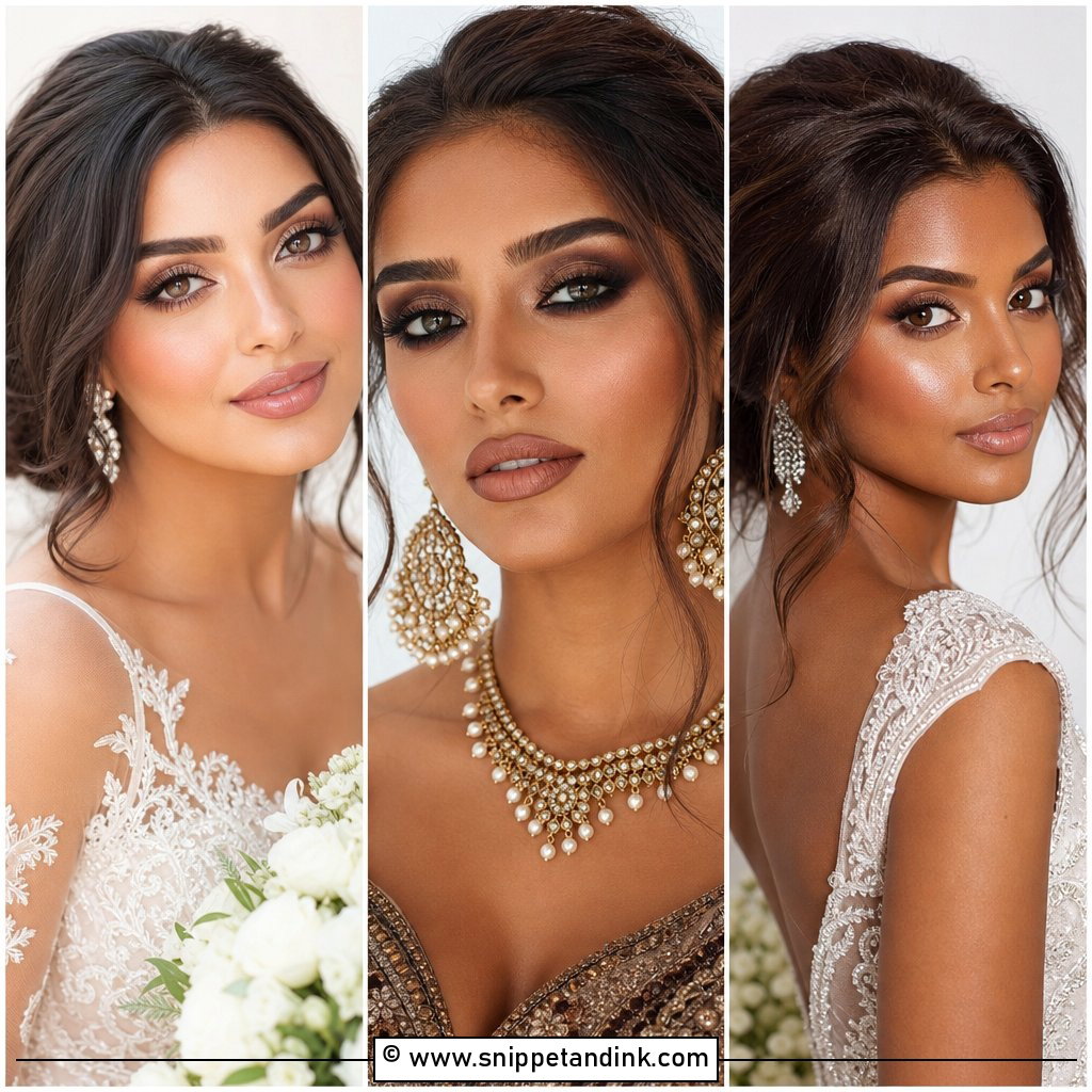 20 Natural Wedding Makeup Brunette Ideas for Soft Glam Brides