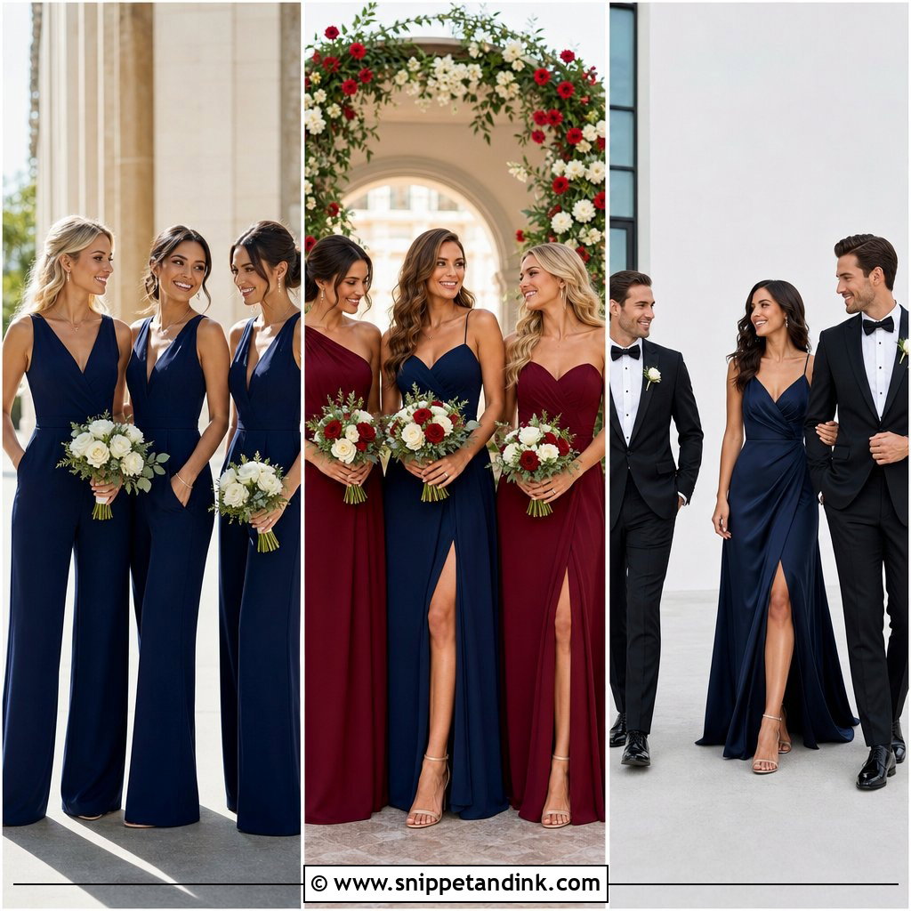 20 Navy Bridal Parties Ideas: Chic Looks for a Polished Wedding