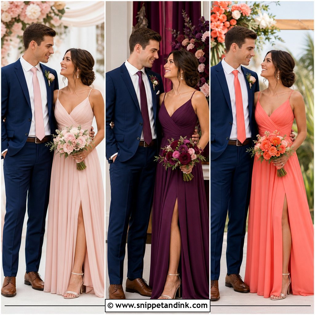 20 Navy Suit Wedding Color Scheme Ideas Timeless Pairings