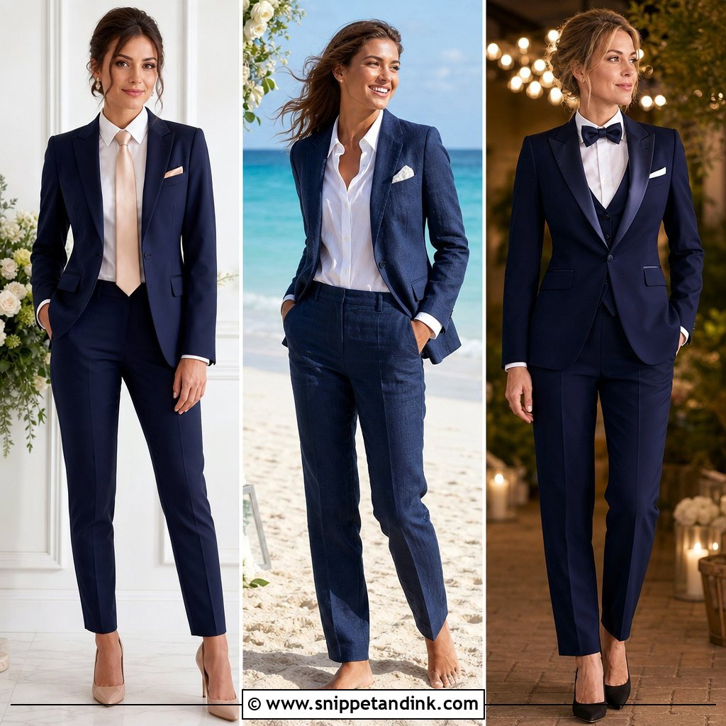 20 Navy Suits Wedding: Sharp Groom Looks for Every Season