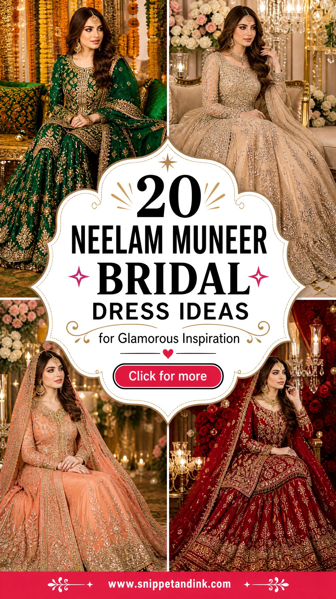 20 Neelam Muneer Bridal Dress Ideas for Glamorous Inspiration - 20 Neelam Muneer Bridal Dress Ideas for Glamorous Inspiration