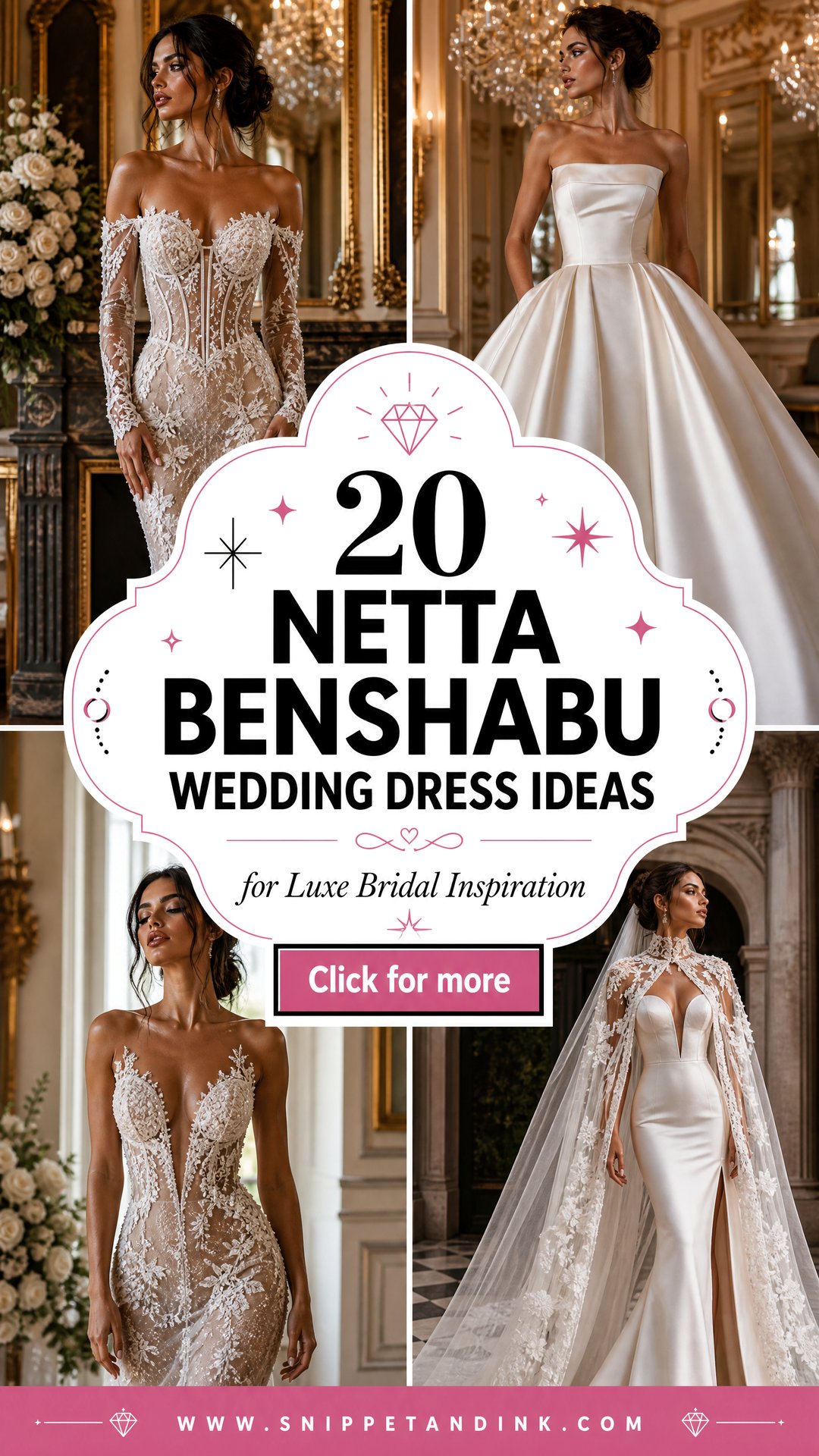 20 Netta Benshabu Wedding Dress Ideas for Luxe Bridal Inspiration - 20 Netta Benshabu Wedding Dress Ideas for Luxe Bridal Inspiration