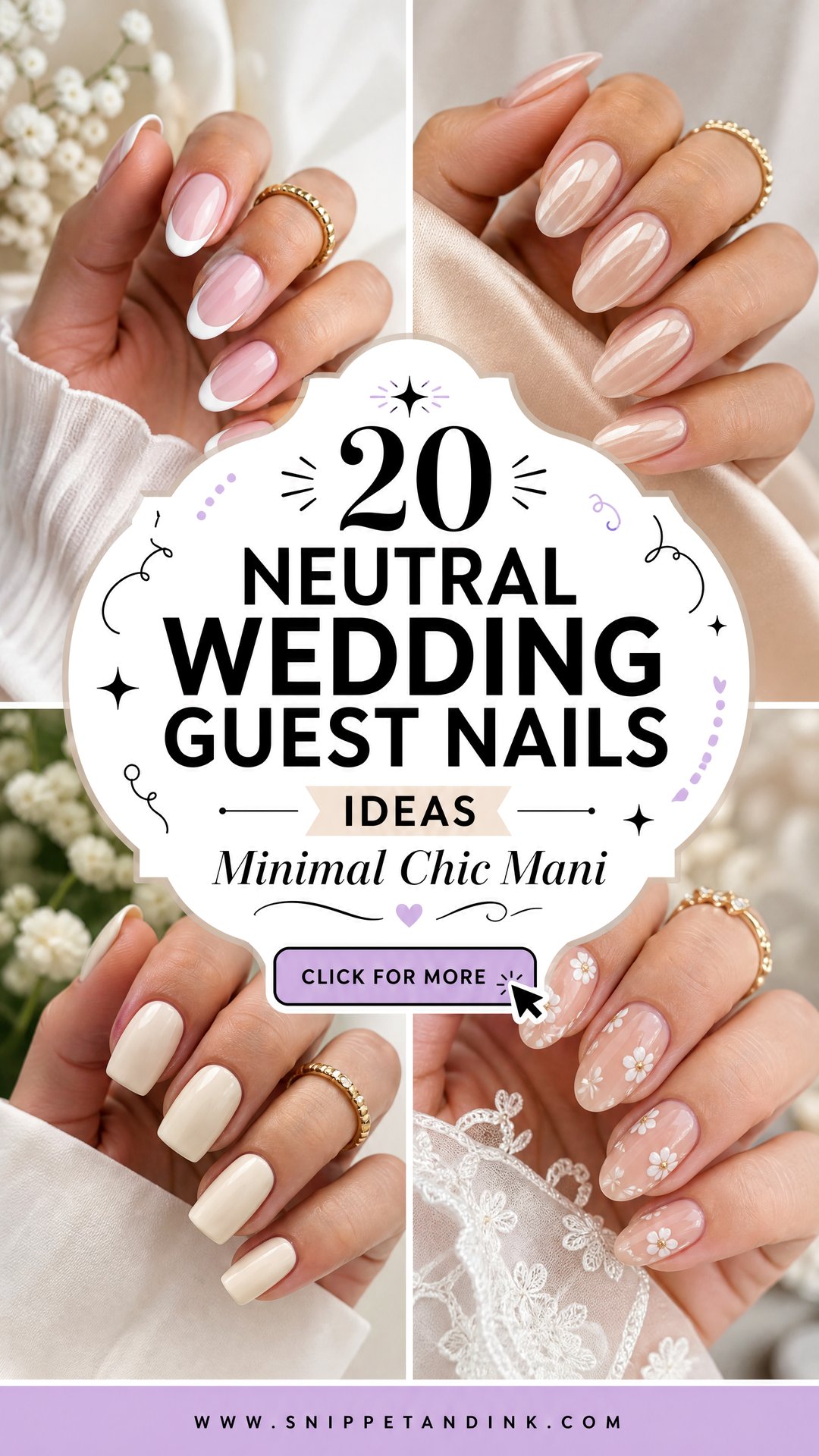 20 Neutral Wedding Guest Nails for Chic Minimalist Style - 20 Neutral Wedding Guest Nails for Chic Minimalist Style