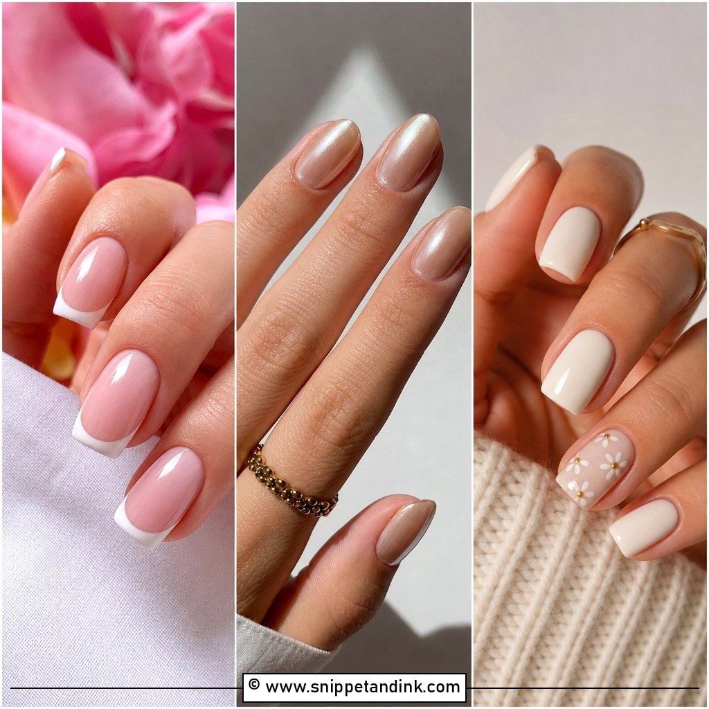 20 Neutral Wedding Guest Nails for Chic Minimalist Style