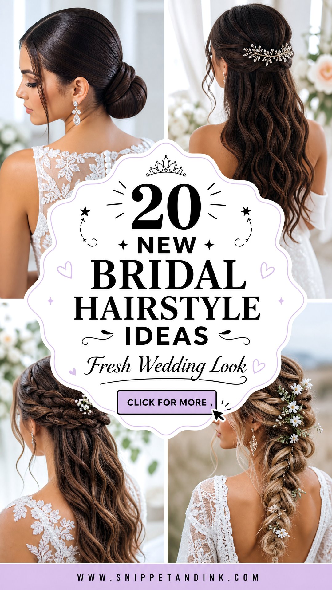 20 New Bridal Hairstyle Ideas for a Fresh Wedding Look - 20 New Bridal Hairstyle Ideas for a Fresh Wedding Look