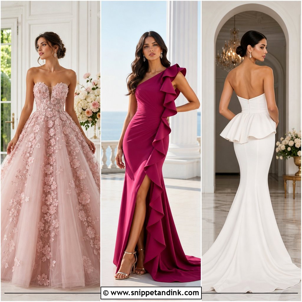 20 New Gown Design Ideas for Elegant, Trend-Forward Style