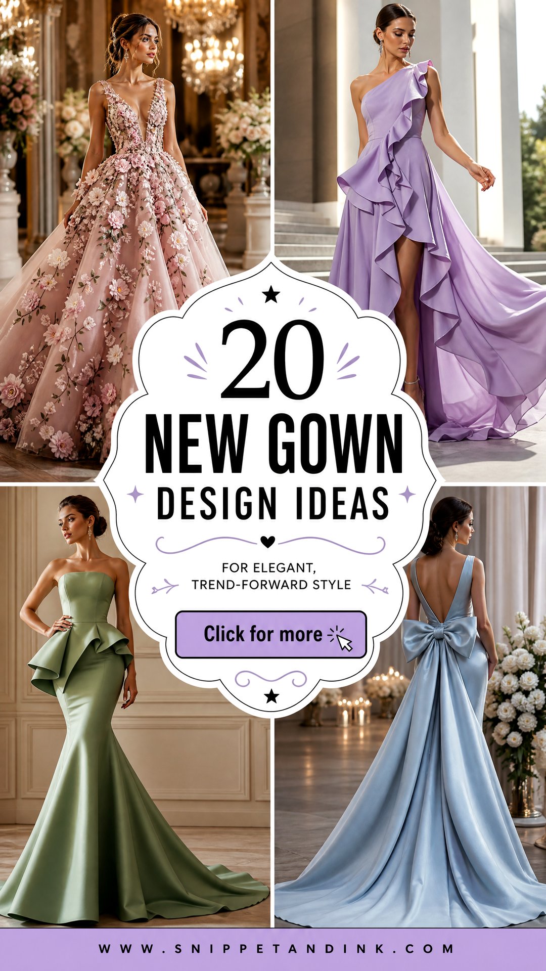 20 New Gown Design Ideas for Elegant Trend-Forward Style - 20 New Gown Design Ideas for Elegant, Trend-Forward Style