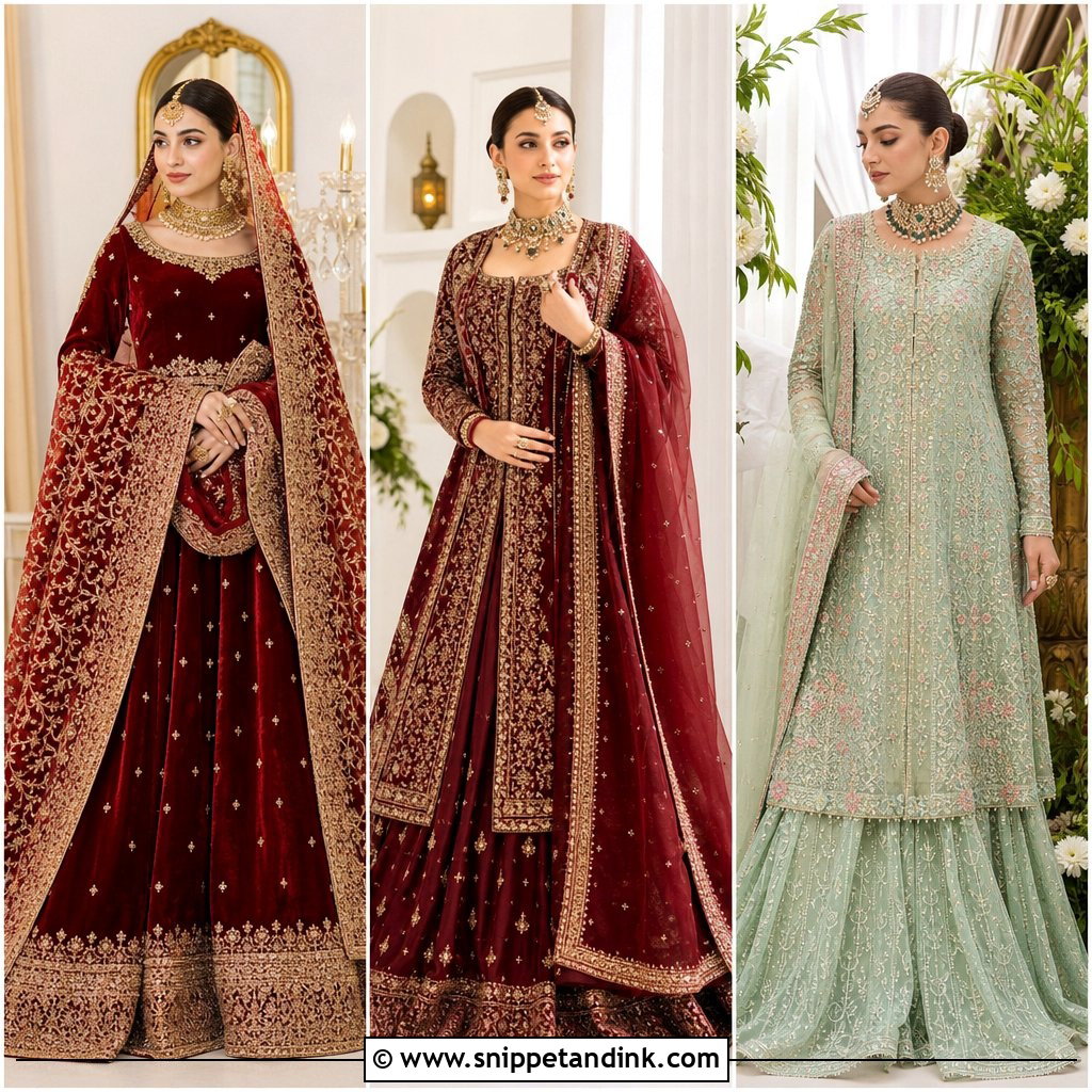 20 New Pakistani Bridal Dresses for a Regal Wedding Look