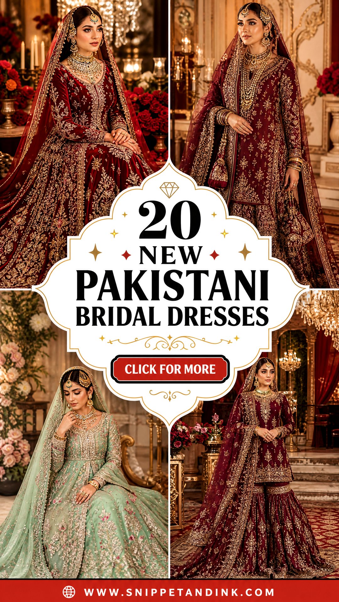 20 New Pakistani Bridal Dresses for a Regal Wedding Look - 20 New Pakistani Bridal Dresses for a Regal Wedding Look