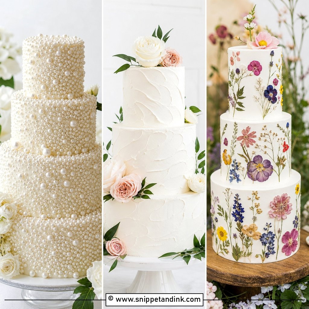 20 Nice Cake Ideas for Wedding Receptions Guests Love