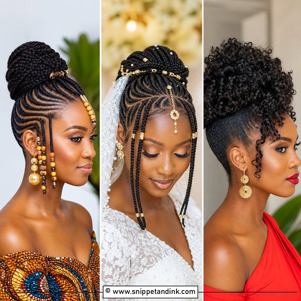 20 Nigerian Bridal Hairstyles for a Stunning Wedding Look