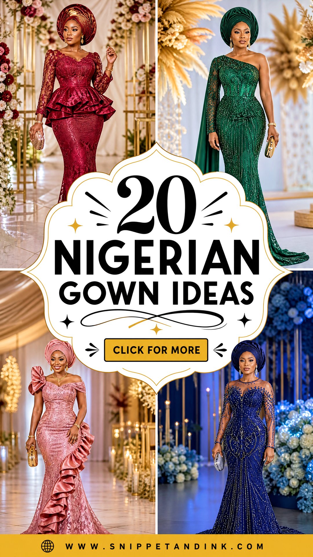 20 Nigerian Gown Ideas Made for Weddings and Special Events - 20 Nigerian Gown Ideas Made for Weddings and Special Events