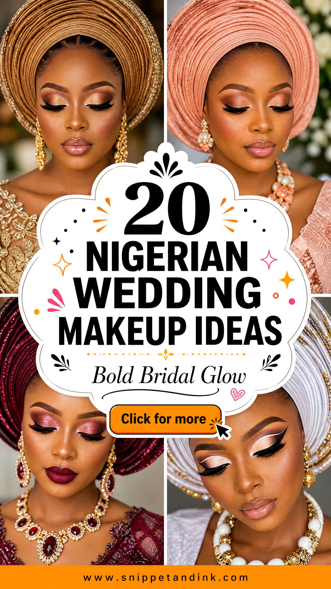 20 Nigerian Wedding Makeup Ideas for a Bold Bridal Glow - 20 Nigerian Wedding Makeup Ideas for a Bold Bridal Glow