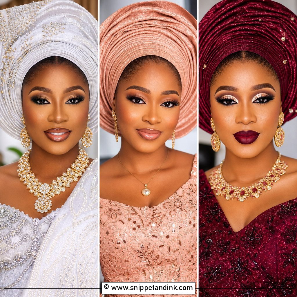 20 Nigerian Wedding Makeup Ideas for a Bold Bridal Glow